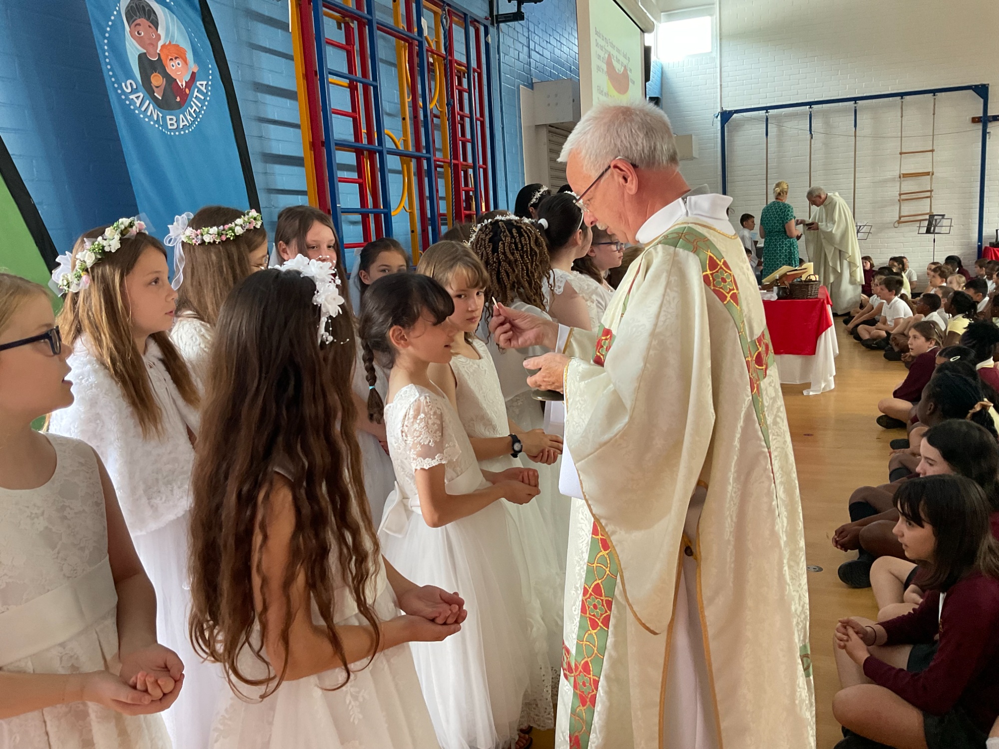 First Communion Mass celebration